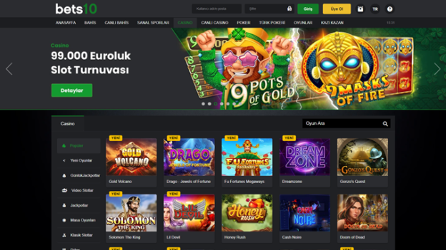 Bets10 Casino Giriş ve Tanıtım