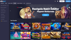 Rexbet Casino Giriş ve Tanıtım